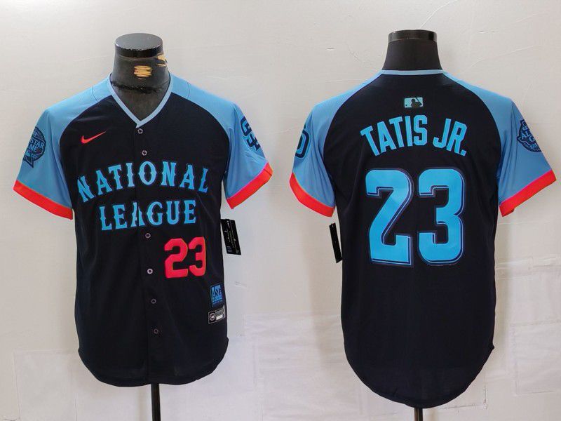 Men San Diego Padres #23 Tatis jr Blue All star 2024 Nike MLB Jersey style 4->san diego padres->MLB Jersey